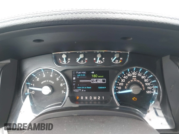 2012 Ford F-150 XL with VIN 1FTFW1ET8CKD64354, listed as a IAAI auction lot 42308178 with 102,277 mi miles and . Bid and sale history available at DreamBid. Image 7.