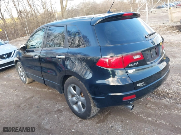 2007 Acura RDX with VIN 5J8TB18297A010776, listed as a IAAI auction lot 41242217 with 152,585 mi miles. Bid and sale history available at carsss.com. Image 3.