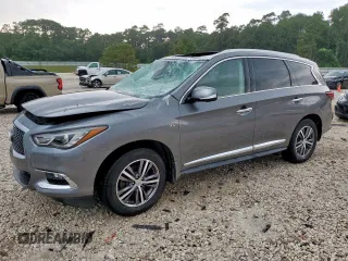 2019 Infiniti QX60 Luxe with VIN 5N1DL0MN7KC502046, listed as a Copart auction lot 59009305 with 73,562 mi miles and Salvage title. Bid and sale history available at DreamBid. Image 1.