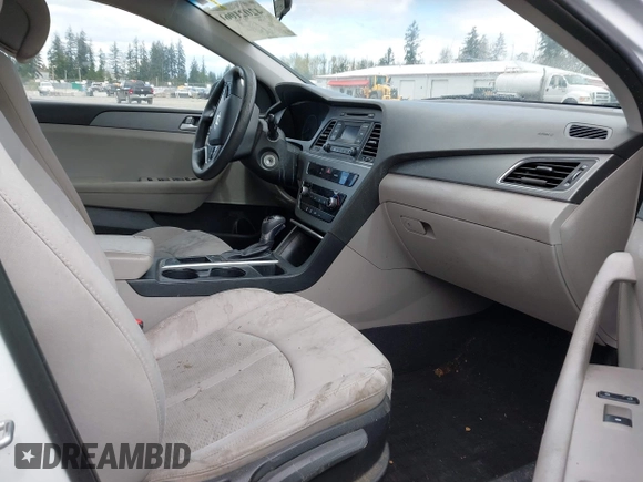 2016 Hyundai Sonata 2.4L with VIN 5NPE24AF2GH412489, listed as a IAAI auction lot 42021061 with 209,465 mi miles and . Bid and sale history available at DreamBid. Image 5.