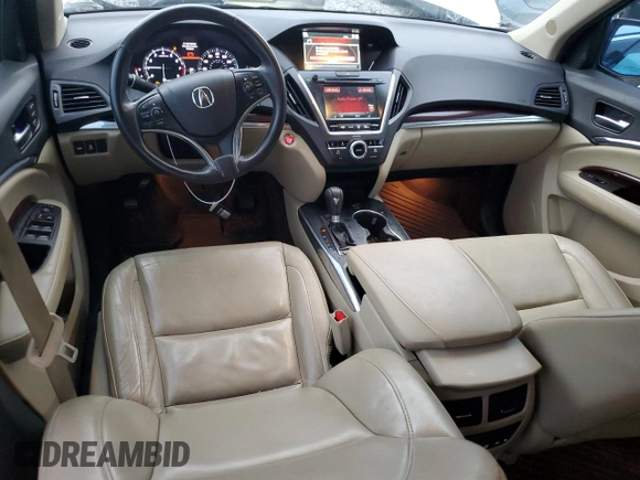 2015 Acura MDX Technology with VIN 5FRYD3H41FB012506, listed as a Copart auction lot 79492514 with 236,232 mi miles and Salvage Title. Bid and sale history available at DreamBid. Image 8.
