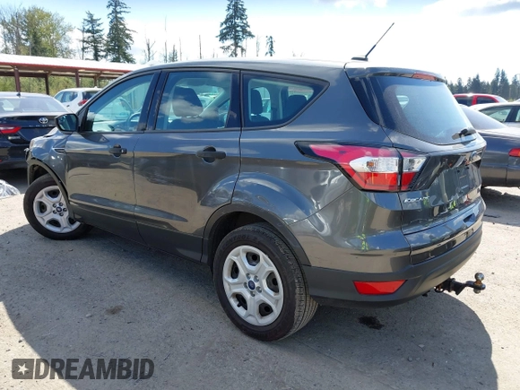 2017 Ford Escape S with VIN 1FMCU0F76HUC38828, listed as a IAAI auction lot 42100492 with 48,541 mi miles. Bid and sale history available at carsss.com. Image 3.