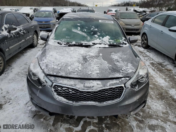 2016 Kia Forte 5-Door LX with VIN KNAFK5A86G5622540, listed as a Copart auction lot 45663255 with 104,753 mi miles and Salvage Title. Bid and sale history available at carsss.com. Image 5.