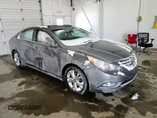 2013 Hyundai Sonata Limited with VIN 5NPEC4AC4DH617813, listed as a Copart auction lot 46164025 with 87,256 mi miles and Salvage Title. Bid and sale history available at DreamBid. Image 11.