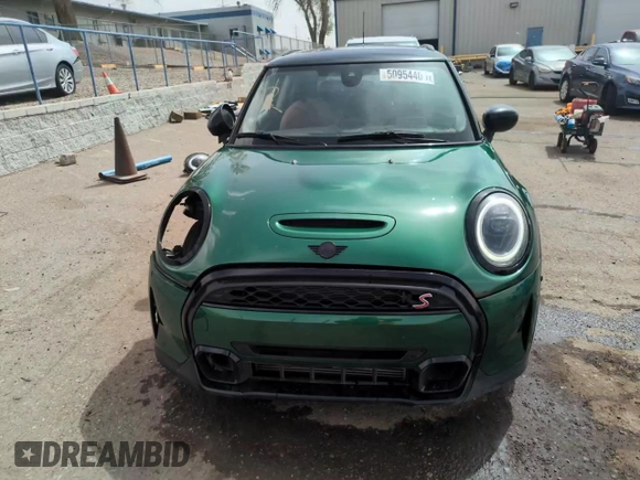 2023 MINI Hardtop Cooper S with VIN WMW53DH03P2T30588, listed as a Copart auction lot 50954405 with 15,678 mi miles and Salvage title. Bid and sale history available at DreamBid. Image 15.