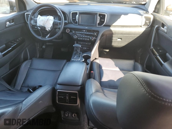 2019 Kia Sportage EX with VIN KNDPNCAC6K7576793, listed as a Copart auction lot 87882005 with 44,707 mi miles and Salvage Title. Bid and sale history available at carsss.com. Image 8.
