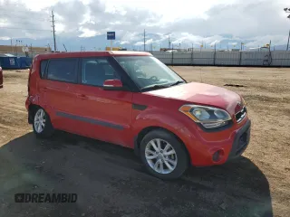 2013 Kia Soul + with VIN KNDJT2A67D7529873, listed as a Copart auction lot 51936815 with 56,139 mi miles and Salvage Title. Bid and sale history available at DreamBid. Image 4.