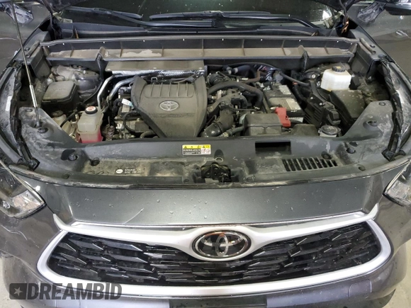 2023 Toyota Highlander L with VIN 5TDKDRBH9PS034482, listed as a Copart auction lot 57347815 with 26,150 mi miles and Salvage title. Bid and sale history available at DreamBid. Image 12.
