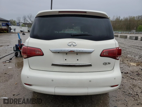 2013 Infiniti QX56 with VIN JN8AZ2NE7D9061281, listed as a Copart auction lot 51107315 with 207,403 mi miles and Non repairable. Bid and sale history available at DreamBid. Image 6.