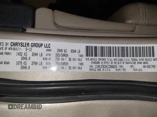 2014 Jeep Grand Cherokee Limited с VIN 1C4RJFBG4EC288824, выставлен на аукционе IAAI как лот 42725545 с пробегом 196 252 миль миль и . История ставок и продаж доступна на DreamBid. Изображение 9.
