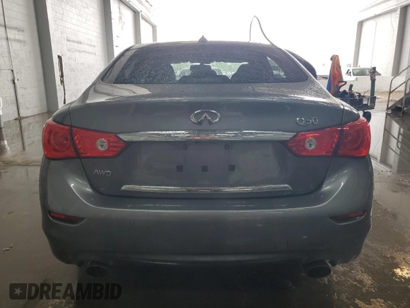 2017 Infiniti Q50 Signature Edition z VIN JN1EV7AR4HM834373, wystawiony jako Copart lot #56761575 z przebiegiem 44 333 mil mil oraz Szkoda całkowita • Salvage title. Historia ofert i sprzedaży dostępna na DreamBid. Obrazek 6.