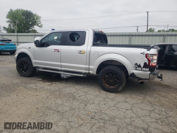 2018 Ford F-150 XL with VIN 1FTEW1C54JKD92360, listed as a Copart auction lot 51287875 with 0 mi miles and Salvage Title. Bid and sale history available at carsss.com. Image 2.