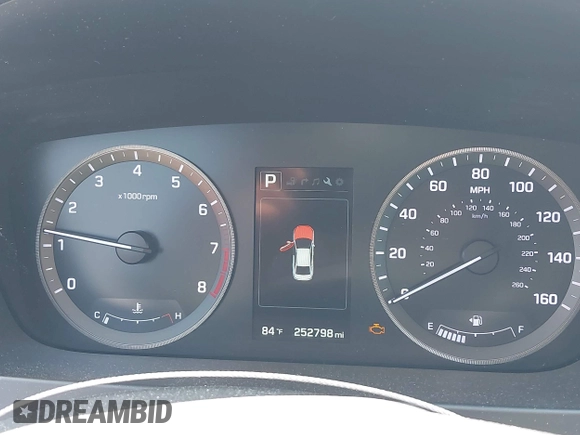 2015 Hyundai Sonata Eco z VIN 5NPE24AA1FH117063, wystawiony jako IAAI lot #42464600 z przebiegiem 252 798 mil mil oraz . Historia ofert i sprzedaży dostępna na DreamBid. Obrazek 7.