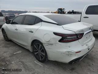 2022 Nissan Maxima SV with VIN 1N4AA6CV1NC504287, listed as a Copart auction lot 84907584 with 45,371 mi miles and Salvage Title. Bid and sale history available at carsss.com. Image 2.