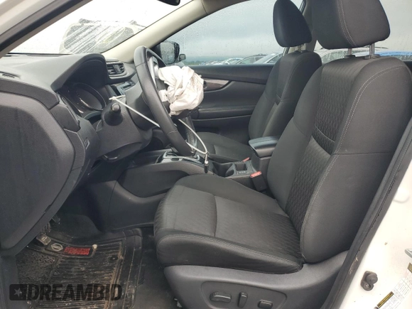 2017 Nissan Rogue SV with VIN KNMAT2MV1HP521146, listed as a Copart auction lot 57666445 with 123,010 mi miles and Salvage title. Bid and sale history available at DreamBid. Image 7.