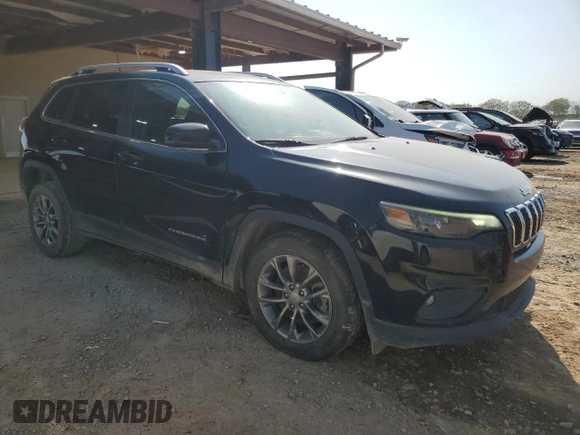2020 Jeep Cherokee Latitude Plus with VIN 1C4PJLLB2LD623868, listed as a Copart auction lot 50224685 with 128,507 mi miles and Salvage title. Bid and sale history available at DreamBid. Image 4.