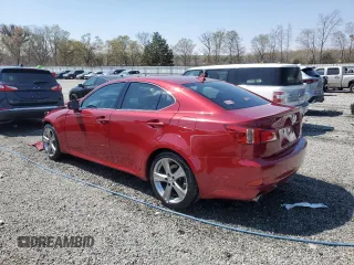2012 Lexus IS 250 with VIN JTHBF5C28C5171750, listed as a Copart auction lot 50923475 with 109,491 mi miles and Salvage Title. Bid and sale history available at DreamBid. Image 2.