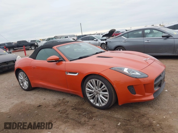 2014 Jaguar F-Type V6 with VIN SAJWA6E77E8K06989, listed as a IAAI auction lot 41286537 with 54,977 mi miles and . Bid and sale history available at DreamBid. Image 13.