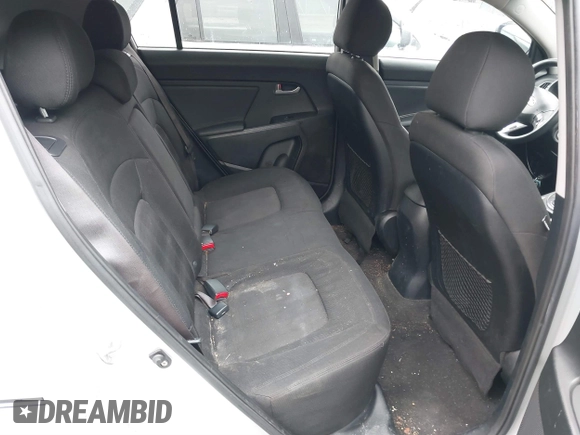 2012 Kia Sportage LX with VIN KNDPB3A27C7290386, listed as a IAAI auction lot 41634101 with 116,807 mi miles. Bid and sale history available at carsss.com. Image 8.