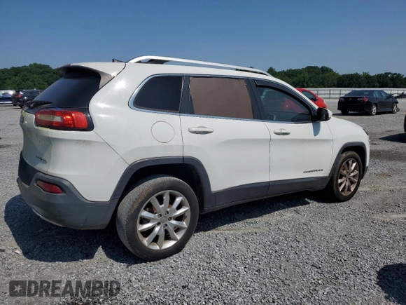 2016 Jeep Cherokee Limited with VIN 1C4PJLDB4GW165291, listed as a Copart auction lot 60715975 with Not provided miles and Clean title. Bid and sale history available at DreamBid. Image 3.