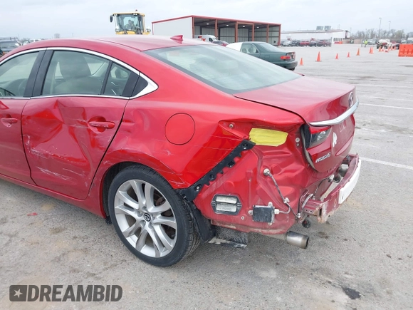 2015 Mazda 6 i Touring with VIN JM1GJ1V5XF1213756, listed as a IAAI auction lot 41943777 with 105,736 mi miles and . Bid and sale history available at carsss.com. Image 6.