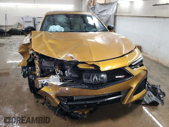 2021 Acura TLX Type S with VIN 19UUB7F09MA000219, listed as a Copart auction lot 50075445 with 35,341 mi miles and Salvage Title. Bid and sale history available at carsss.com. Image 5.