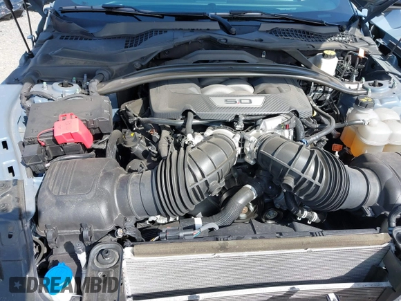 2024 Ford Mustang GT with VIN 1FA6P8CF7R5405332, listed as a IAAI auction lot 42271232 with 19,597 mi miles and . Bid and sale history available at DreamBid. Image 10.