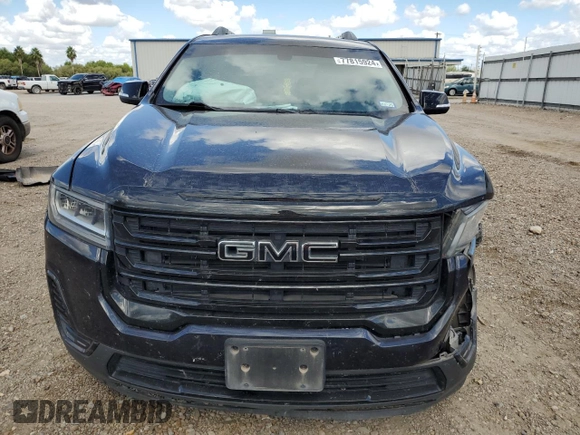 2021 GMC Acadia SLE with VIN 1GKKNKLA2MZ139157, listed as a Copart auction lot 77815924 with 73,008 mi miles and Salvage Title. Bid and sale history available at DreamBid. Image 5.