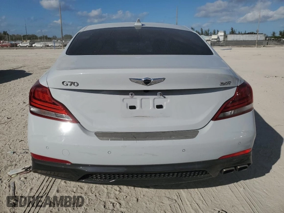 2020 Genesis G70 2.0T with VIN KMTG34LA9LU046717, listed as a Copart auction lot 45105765 with 65,034 mi miles and Non repairable. Bid and sale history available at DreamBid. Image 6.