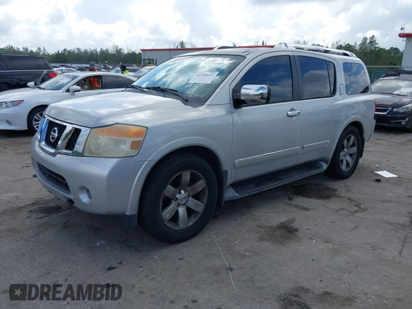 2011 Nissan Armada SV with VIN 5N1BA0ND4BN614763, listed as a IAAI auction lot 41590417 with 154,860 mi miles and . Bid and sale history available at DreamBid. Image 19.