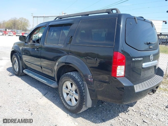 2010 Nissan Pathfinder SE with VIN 5N1AR1NN9AC602637, listed as a IAAI auction lot 41873066 with 322567 miles. Bid and sale history available at carsss.com. Image 3.