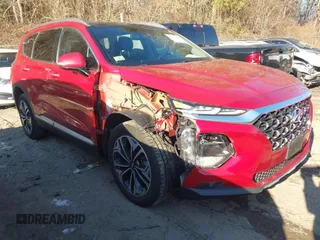 2020 Hyundai Santa Fe SEL with VIN 5NMS3CAA3LH209133, listed as a IAAI auction lot 41314505 with 44,690 mi miles. Bid and sale history available at carsss.com. Image 1.