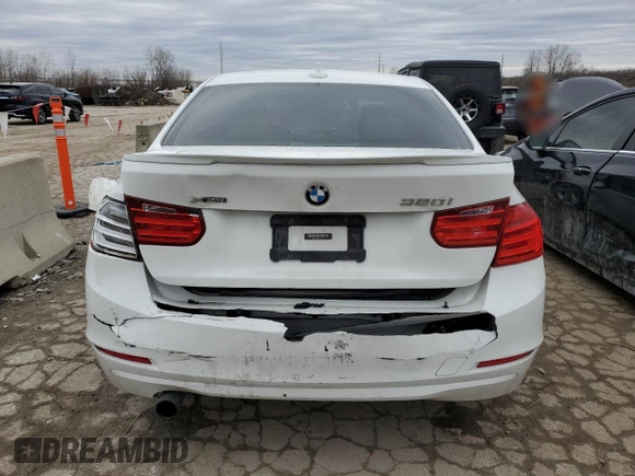 2015 BMW 3 Series 320i xDrive with VIN WBA3C3C51FP663992, listed as a Copart auction lot 44150065 with 171,785 mi miles and Salvage Title. Bid and sale history available at carsss.com. Image 6.
