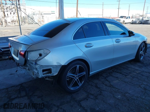 2020 Mercedes-Benz A 220 with VIN W1K3G4EB5LJ202704, listed as a IAAI auction lot 41242166 with 46,345 mi miles and . Bid and sale history available at DreamBid. Image 4.