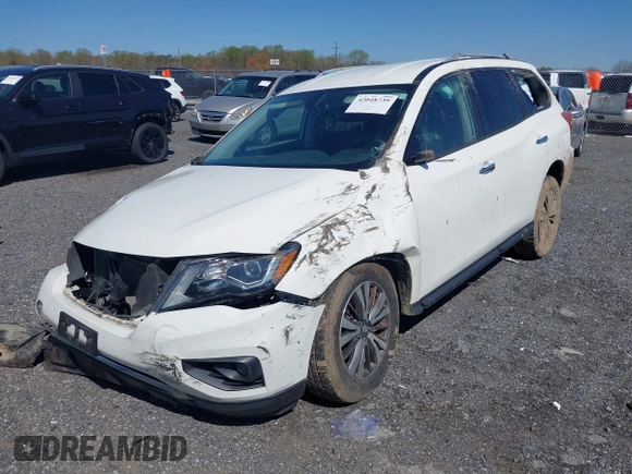 2019 Nissan Pathfinder S with VIN 5N1DR2MM4KC638264, listed as a IAAI auction lot 42048739 with 106,373 mi miles and . Bid and sale history available at DreamBid. Image 2.
