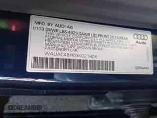 2003 Audi A4 1.8T z VIN WAUAC48H03K021806, wystawiony jako IAAI lot #42446712 z przebiegiem 137 198 mil mil oraz . Historia ofert i sprzedaży dostępna na DreamBid. Obrazek 9.