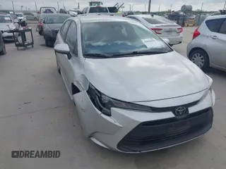 2023 Toyota Corolla LE with VIN 5YFB4MDE8PP022161, listed as a IAAI auction lot 42050506 with 46,852 mi miles and . Bid and sale history available at carsss.com. Image 1.
