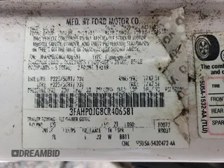 2012 Ford Fusion SEL с VIN 3FAHP0JG8CR406581, выставлен на аукционе Copart как лот 60820525 с пробегом 151 932 миль миль и Списание • Salvage title. История ставок и продаж доступна на DreamBid. Изображение 12.
