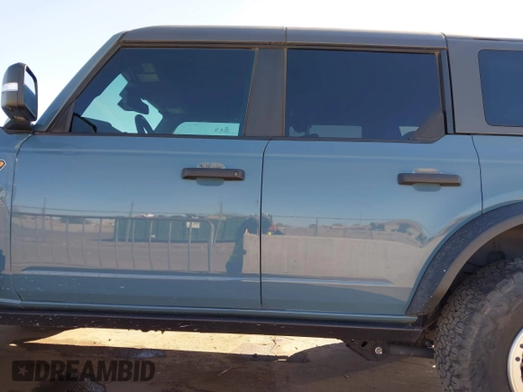 2022 Ford Bronco with VIN 1FMEE5DP7NLB52788, listed as a IAAI auction lot 41650549 with 33,158 mi miles. Bid and sale history available at carsss.com. Image 14.