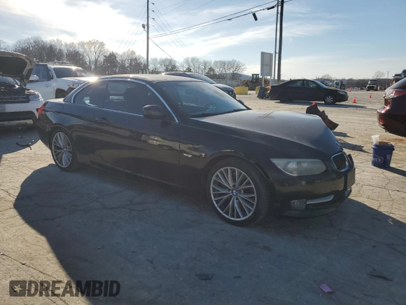2011 BMW 3 Series 335i with VIN WBADX7C57BE242302, listed as a Copart auction lot 43750405 with 87,058 mi miles and Salvage Title. Bid and sale history available at carsss.com. Image 4.