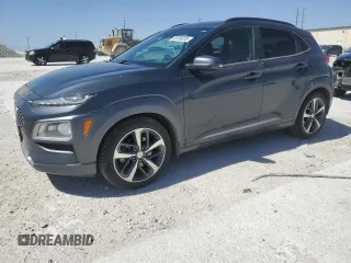 2018 Hyundai Kona Ultimate with VIN KM8K53A59JU105843, listed as a Copart auction lot 49783235 with 144,126 mi miles and Clean Title. Bid and sale history available at carsss.com. Image 1.