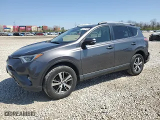 2018 Toyota RAV4 XLE with VIN JTMWFREV8JJ203019, listed as a Copart auction lot 53725105 with 120,804 mi miles and Salvage Title. Bid and sale history available at carsss.com. Image 1.