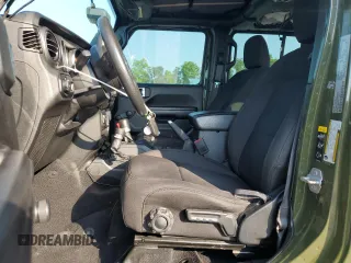 2021 Jeep Wrangler Unlimited Sport S with VIN 1C4HJXDG1MW819912, listed as a Copart auction lot 62340915 with 46,243 mi miles and Salvage title. Bid and sale history available at DreamBid. Image 7.