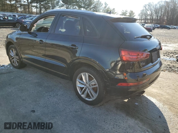 2017 Audi Q3 Premium with VIN WA1ECCFSXHR008924, listed as a Copart auction lot 84751624 with Not provided miles and Salvage title. Bid and sale history available at DreamBid. Image 2.
