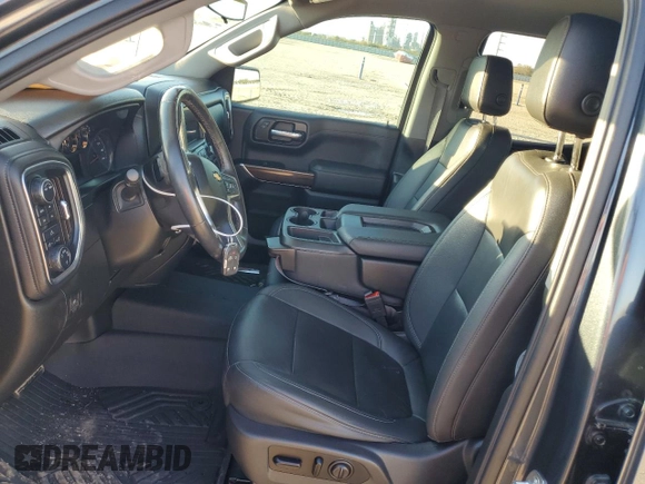 2021 Chevrolet Silverado 1500 LT with VIN 1GCUYDET9MZ379702, listed as a Copart auction lot 84435314 with 50,843 mi miles and Salvage Title. Bid and sale history available at carsss.com. Image 7.