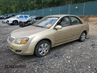 2009 Kia Spectra EX with VIN KNAFE221895655727, listed as a Copart auction lot 64523285 with 158,288 mi miles and Clean title. Bid and sale history available at DreamBid. Image 1.