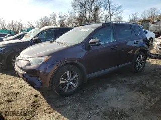 2017 Toyota RAV4 XLE with VIN 2T3RFREV4HW689398, listed as a Copart auction lot 83002754 with 55,107 mi miles and Salvage Title. Bid and sale history available at carsss.com. Image 1.