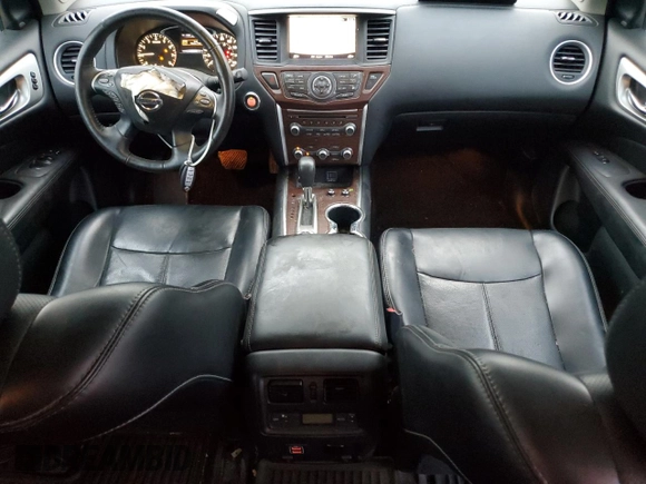 2018 Nissan Pathfinder Platinum with VIN 5N1DR2MM0JC648997, listed as a Copart auction lot 72800184 with 145,940 mi miles and Salvage title. Bid and sale history available at DreamBid. Image 8.