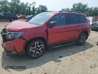 2022 Honda Passport Elite with VIN 5FNYF8H02NB013295, listed as a Copart auction lot 60606335 with 44,558 mi miles and Salvage title. Bid and sale history available at DreamBid. Image 1.