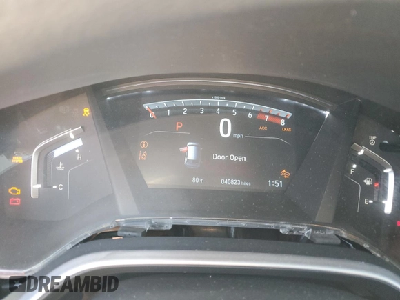 2020 Honda CR-V EX with VIN 2HKRW2H57LH650193, listed as a Copart auction lot 54216335 with 40,823 mi miles and Salvage Title. Bid and sale history available at DreamBid. Image 9.